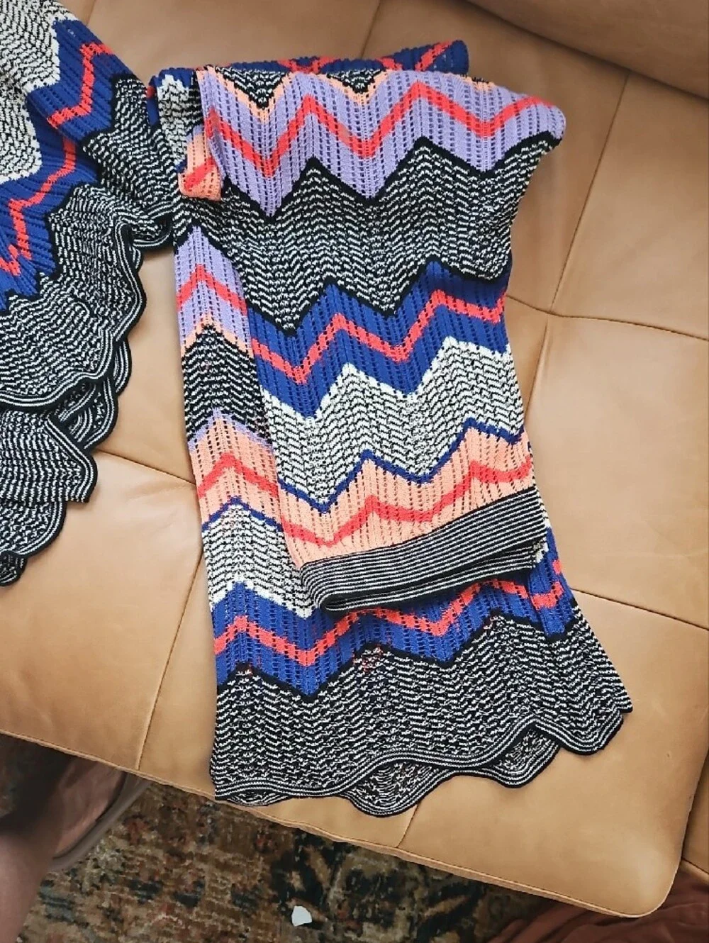 JUCCA Zigzag Multicolor Lightweight Knit Set